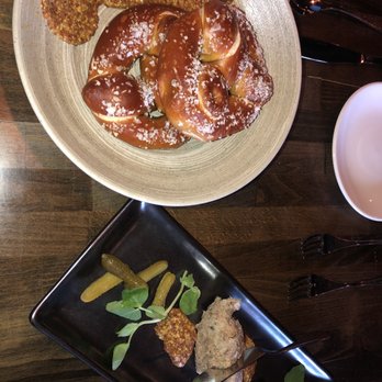 Siempre Algo - Pork rillette with pretzel appetizer - New American Near Me - Pittsburgh, Pennsylvania Siempre Algo - Pork rillette with pretzel appetizer - New American Near Me - Pittsburgh, Pennsylvania