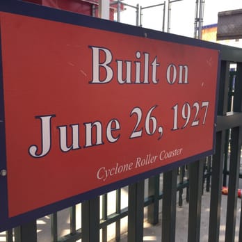 Cyclone Coaster - 88 years old! - Amusement Parks Near Me - Brooklyn, New York