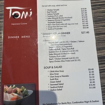 Sushi Tomi - Menu - Sushi Bars Near Me - Mountain View, California Sushi Tomi - Menu - Sushi Bars Near Me - Mountain View, California