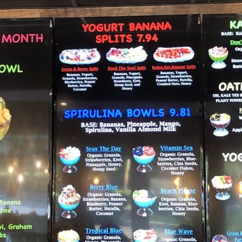 Grain and Berry - Westchase - Split & spirulina Bowl menu - Acai Bowls Near Me - Tampa, Florida Grain and Berry - Westchase - Split & spirulina Bowl menu - Acai Bowls Near Me - Tampa, Florida