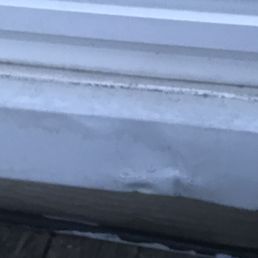 Before picture of capping that was replaced