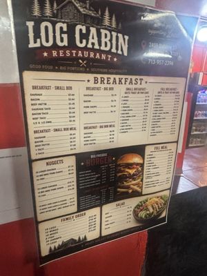 Menu photo 1 Log Cabin Houston, TX Menu photo 1 Log Cabin Houston, TX