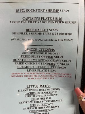 Menu photo 1 Bud Jones San Antonio, TX