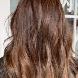 Balayage & cut by Eunice! Totally love it! My new go to place for my hair!