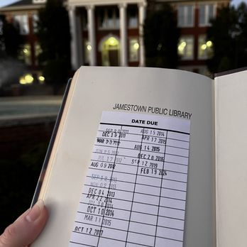Jamestown Public Library - Stamped book - Libraries Near Me - Jamestown, North Carolina