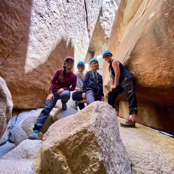 Cliffhanger Guides - BUST your buns so you have time for the bonus tour of Chasm of Doom! - Climbing Near Me - Joshua Tree, California Cliffhanger Guides - BUST your buns so you have time for the bonus tour of Chasm of Doom! - Climbing Near Me - Joshua Tree, California