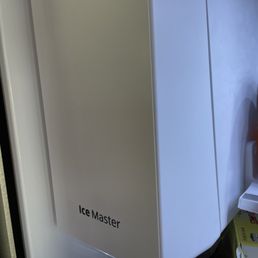 Samsung ice maker and tray that required replacement due to ice maker frosting over Samsung ice maker and tray that required replacement due to ice maker frosting over