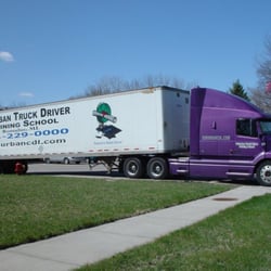Suburban Truck Driver Training School - One of your Student Driver Trucks