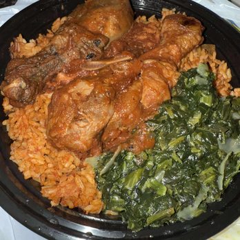 Triumph African Restaurant - Jollof Rice w/ Chicken - African Near Me - Fresno, California