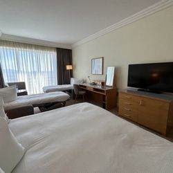 Hilton - Room 520 King Room with Two Single Sofa Beds