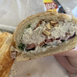 Chicken almond croissant Chicken almond croissant