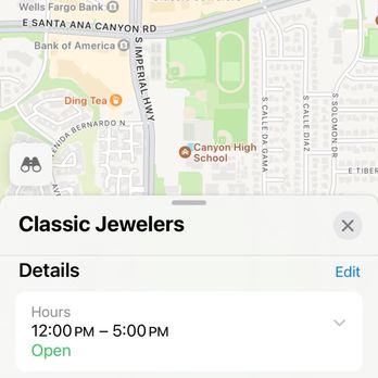 Classic Jewelers - Hours of the store with no room or details of a appointment - Jewelry Near Me - Anaheim, California Classic Jewelers - Hours of the store with no room or details of a appointment - Jewelry Near Me - Anaheim, California