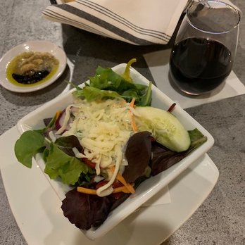 Amore! Italian Kitchen - Salad that came with dish & bread with oil/vinegar for dipping. - Italian Near Me - Indianapolis, Indiana Amore! Italian Kitchen - Salad that came with dish & bread with oil/vinegar for dipping. - Italian Near Me - Indianapolis, Indiana