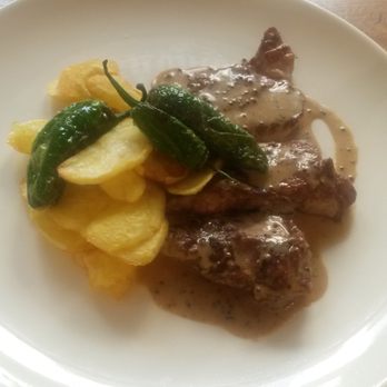 Mar Cuatro - Solomillo con patatas - Cafeteria Near Me - Alboraya, V Mar Cuatro - Solomillo con patatas - Cafeteria Near Me - Alboraya, V