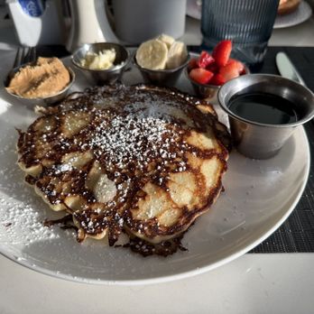 OCEAN2000 - This is a "short stack" with added berries, bananas, and peanut butter. So good! - New American Near Me - Fort Lauderdale, Florida OCEAN2000 - This is a "short stack" with added berries, bananas, and peanut butter. So good! - New American Near Me - Fort Lauderdale, Florida