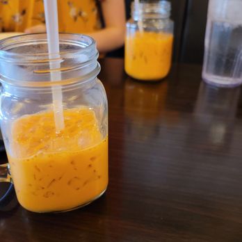 Anong's Thai Cuisine - Thai Iced Tea. Absolutely perfect! Just like in Bangkok! - Thai Near Me - Cheyenne, Wyoming