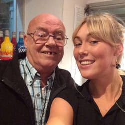 Old School Bar & Kitchen - Myself and Isabel just one of the lovely staff.