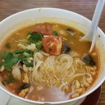 Thai Basil Cuisine - Tom yum with noodles. - Thai Near Me - Berkeley, California