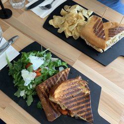 Vintage Wine + Eats - French grilled cheese & tuna melt