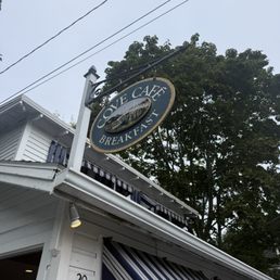 Restaurant street sign