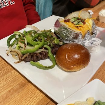 9er's Grill - Cowboy Chopped Beef Steak - American Near Me - Montgomery, Illinois