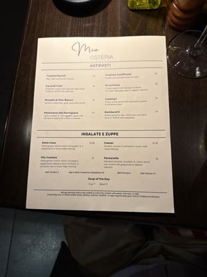 Menu photo 1 Mio Osteria Edwardsville, IL Menu photo 1 Mio Osteria Edwardsville, IL