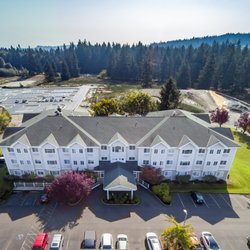 Artesian Place Assisted Living - Aerial view of building and surrounding area