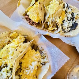 Breakfast tacos Breakfast tacos