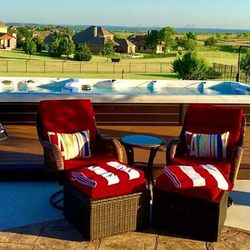 All About Water - Beautiful swim spa installation with custom deck.