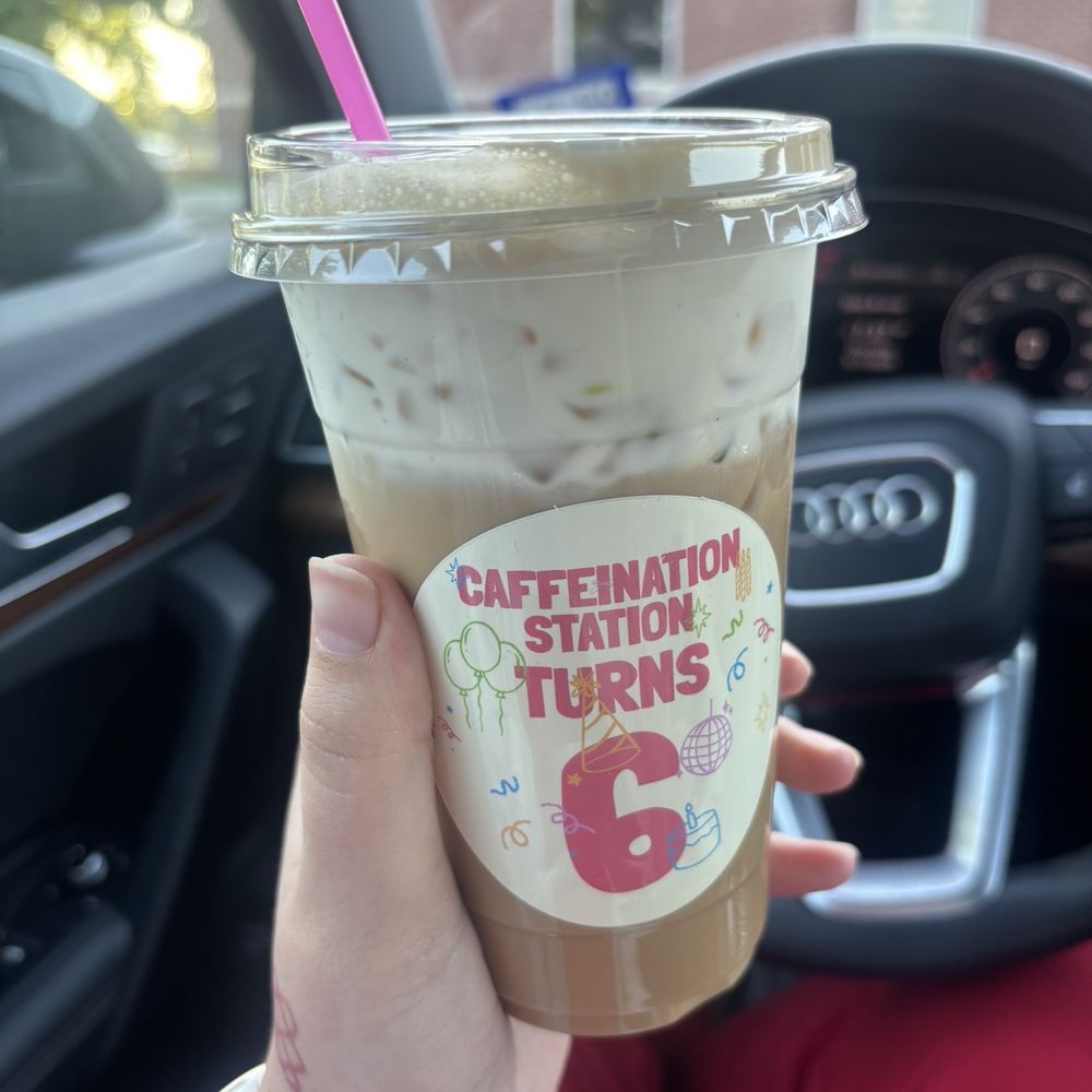Caffeination Station Coffee - Six candles latte - Coffee & Tea Near Me - Lubbock, Texas Caffeination Station Coffee - Six candles latte - Coffee & Tea Near Me - Lubbock, Texas