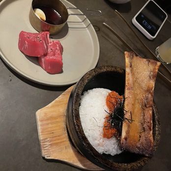 Yakiya - Filet Mignon and Garlic Miso Bone Marrow Rice - Japanese Near Me - Hacienda Heights, California Yakiya - Filet Mignon and Garlic Miso Bone Marrow Rice - Japanese Near Me - Hacienda Heights, California