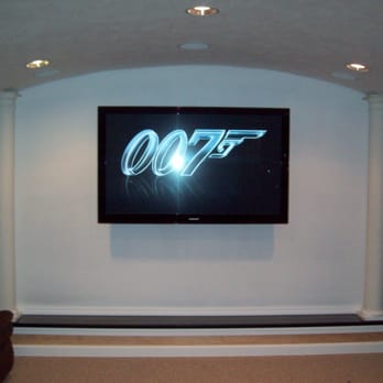 Control Freeks - We installed an existing TV with new Polk Audio in-ceiling speaker for front and rear speakers... - Home Theatre Installation Near Me - Harmony, Pennsylvania