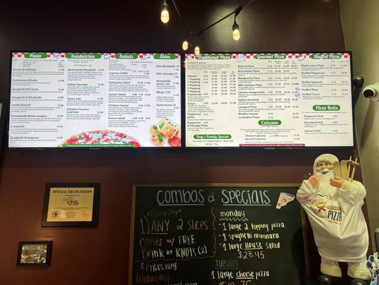 Menu photo 5 Tony's Pizza Whittier, CA