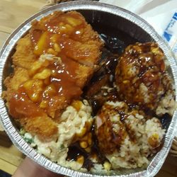 Aloha Plate - The 2 meat plate with fried rice instead of regular. So worth it!