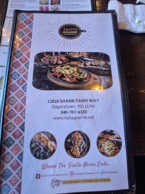 Menu photo 3 Fajita Grande Hagerstown, MD Menu photo 3 Fajita Grande Hagerstown, MD