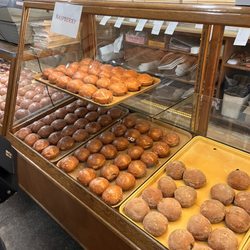 Dexter Bakery - Bakery Cases of Paczki to choose from