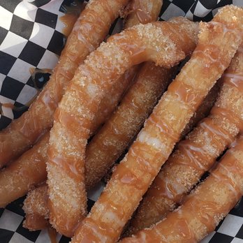 Churro Addict - Churros with caramel and condensed milk topping - Food Trucks Near Me - San Diego, California Churro Addict - Churros with caramel and condensed milk topping - Food Trucks Near Me - San Diego, California