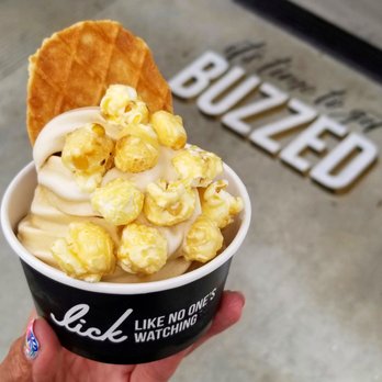 Better Buzz - Best Drink Ever soft serve with caramel corn and butter waffle - Coffee & Tea Near Me - San Diego, California