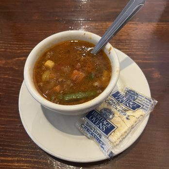 Blue Springs Cafe - Vegetable beef soup - American Near Me - Highland, Illinois Blue Springs Cafe - Vegetable beef soup - American Near Me - Highland, Illinois