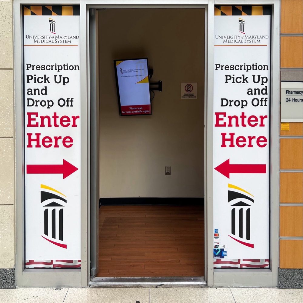UMMC Pharmacy at Weinberg - Pharmacy entrance - Pharmacy Near Me - Baltimore, Maryland UMMC Pharmacy at Weinberg - Pharmacy entrance - Pharmacy Near Me - Baltimore, Maryland
