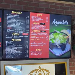 Toro tacos - Menu