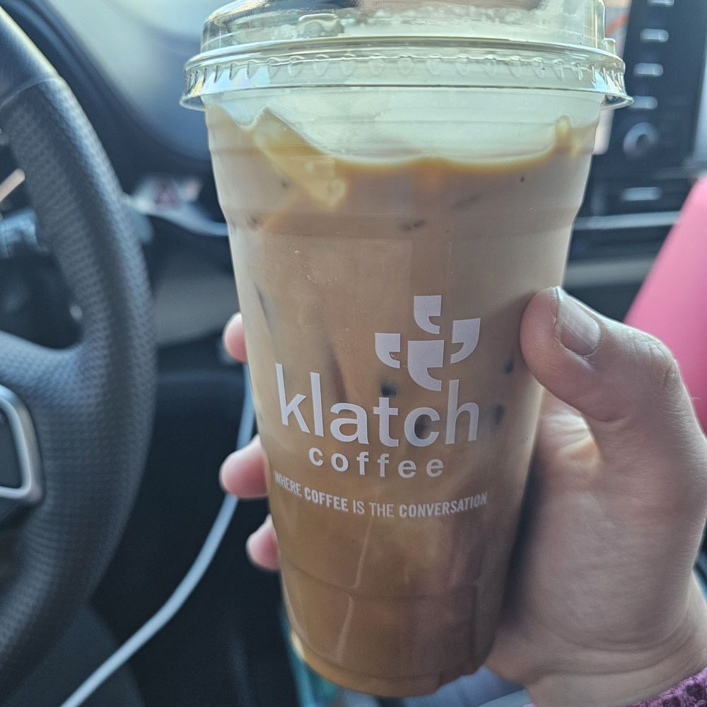 Iced oat milk latte Iced oat milk latte