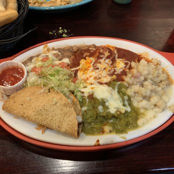 Tomasita's Albuquerque - Combination plate - taco, enchilada, posole, rice and beans - New Mexican Cuisine Near Me - Albuquerque, New Mexico Tomasita's Albuquerque - Combination plate - taco, enchilada, posole, rice and beans - New Mexican Cuisine Near Me - Albuquerque, New Mexico