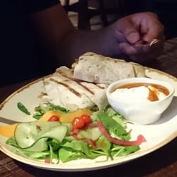 Las Iguanas - Beef burrito. Someone had the space!