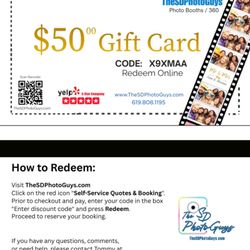 TheSDPhotoGuys - Our 2026 gift cards are here!