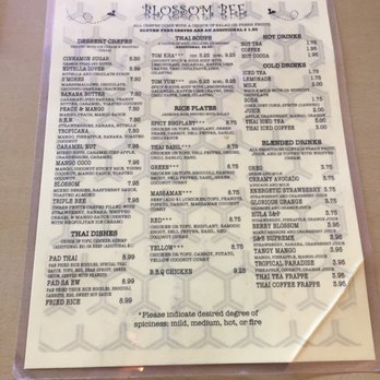Blossom Bee - Menu - Creperies Near Me - Dublin, California Blossom Bee - Menu - Creperies Near Me - Dublin, California