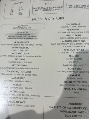 Menu photo 6 Shakers Public House Worthington, OH