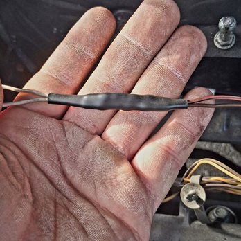 Hilton Automotive Inc - Here is a picture of the wires properly spliced in without any exposed metal that could lead to something shorting out.  Cody mobile Mech PA - Auto Repair Near Me - Summerfield, Florida