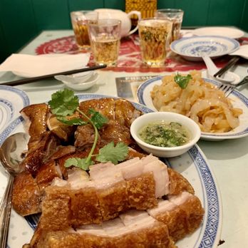 Chinatown BBQ - Jellyfish and 3 Meat Plater - Barbeque Near Me - Vancouver, British Columbia