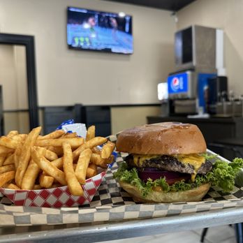 Cali Stack Burgers & Grill - Classic burger and fries! Yum - Cheesesteaks Near Me - Lakeside, California Cali Stack Burgers & Grill - Classic burger and fries! Yum - Cheesesteaks Near Me - Lakeside, California